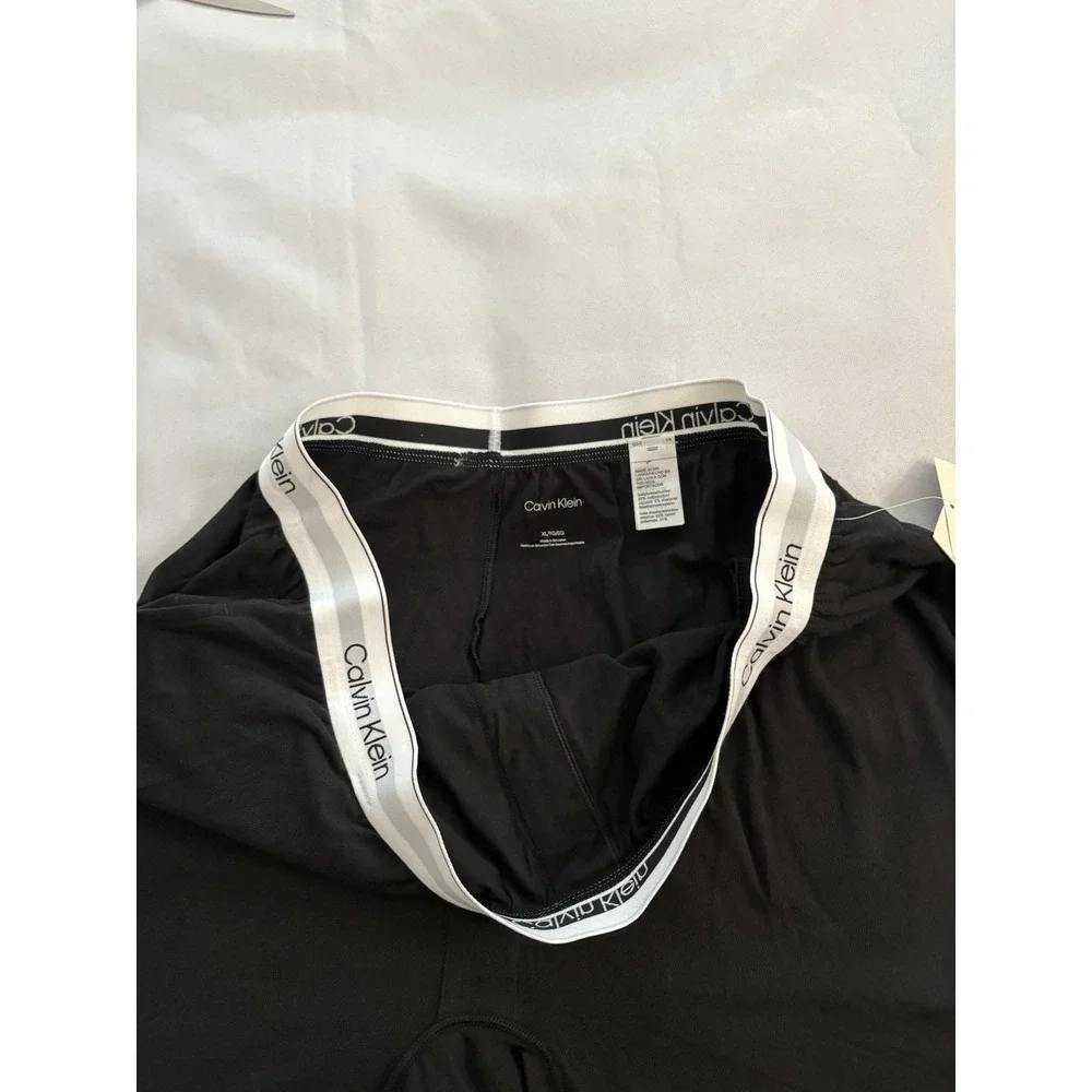 NEW Calvin Klein Shorts Mens Modern Cotton Lounge Shorts Black Men's Size XLarge